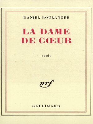 cover image of La dame de cœur